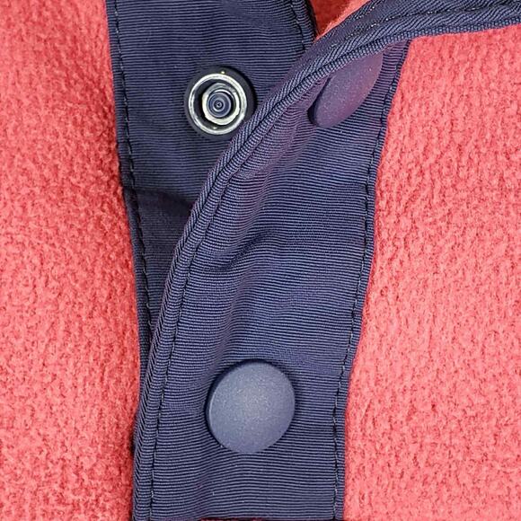 Patagonia Jacket Women’s Size Small S Pink Fleece Pullover Mock Neck Long Sleeve - Picture 4 of 11